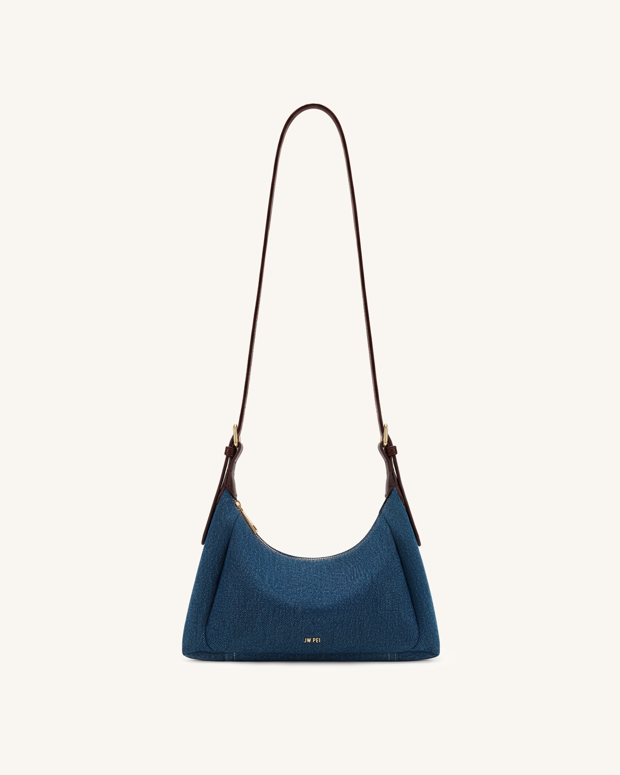 Jw Pei Velora Denim Shoulder Bag Blue Denim