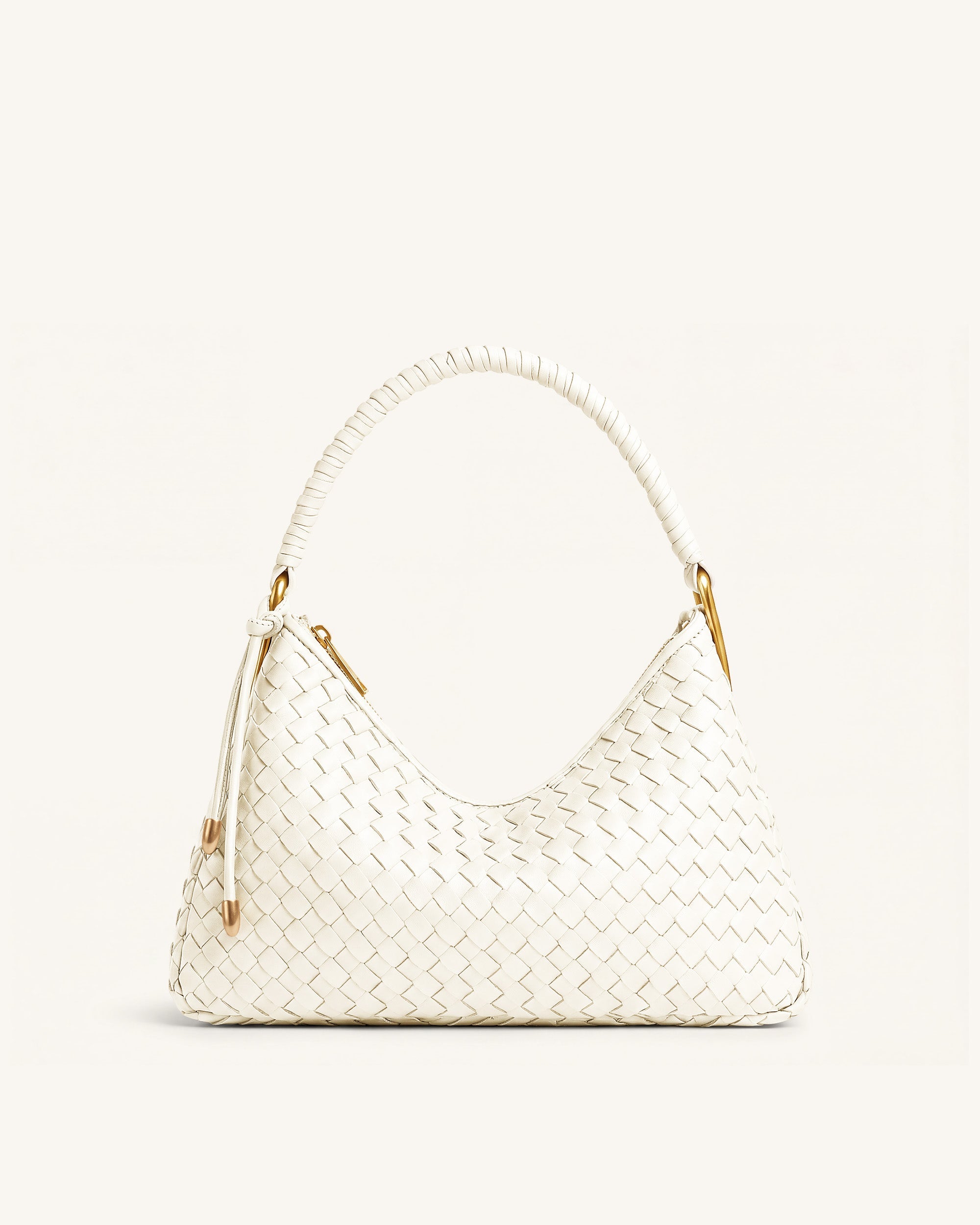 Jw Pei Lorena Woven Shoulder Bag Ivory