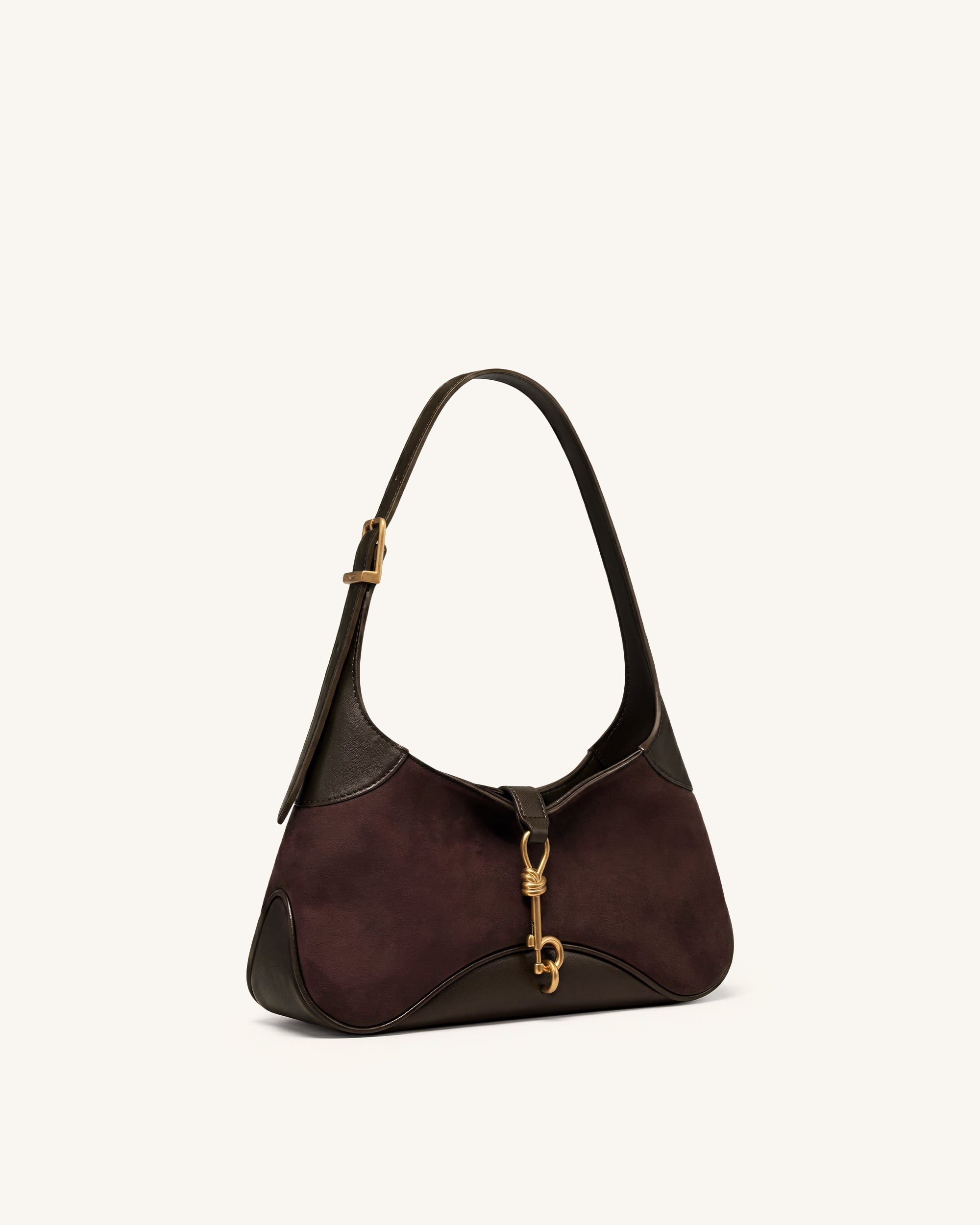 Jw Pei Juliette Key Charm East West Shoulder Bag Dark Brown
