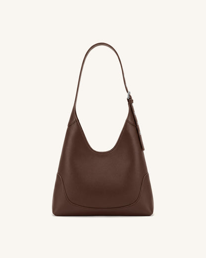 Jw Pei Willow Soft Hobo Shoulder Bag Dark Brown