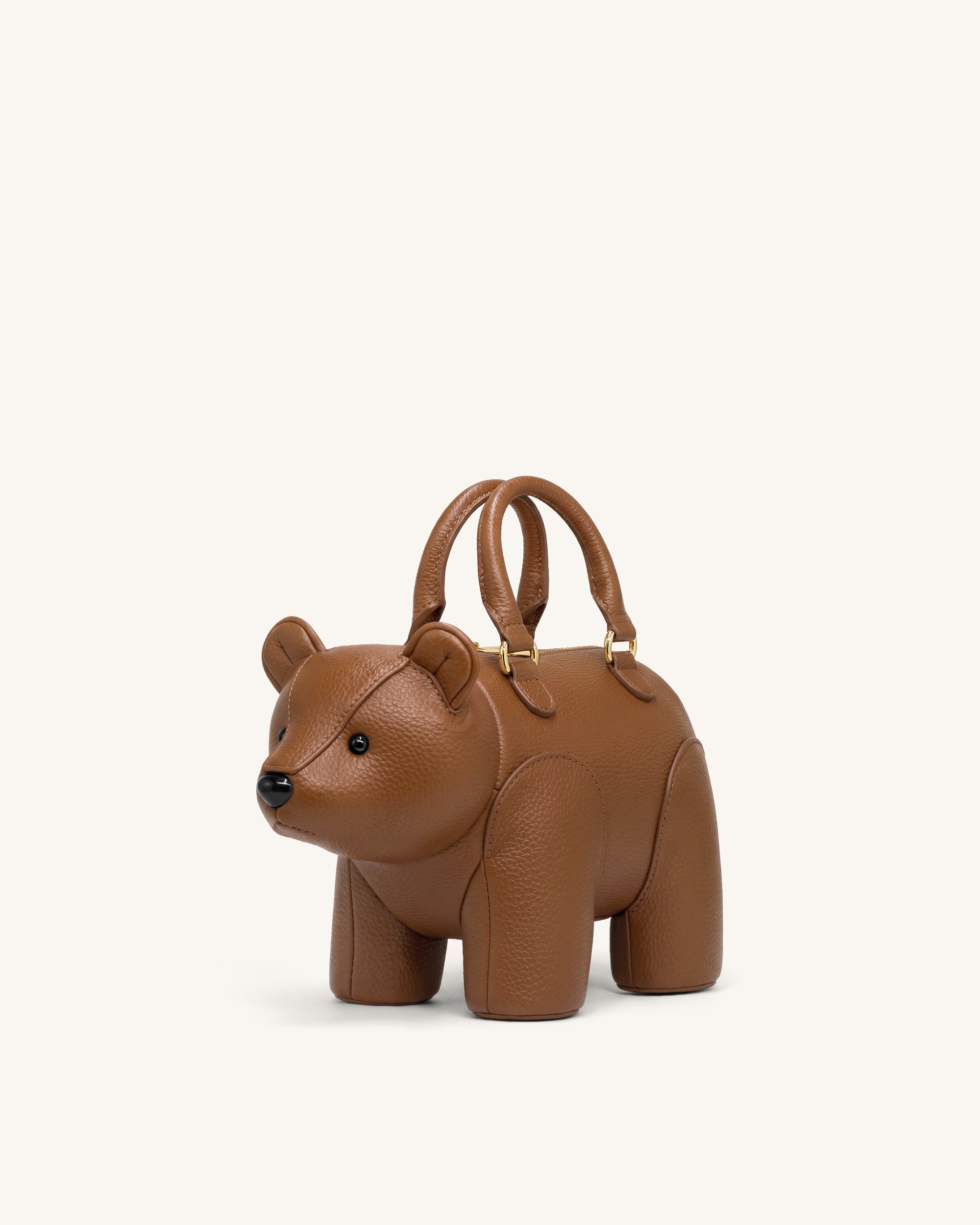 Jw Pei Bernie Bear Top Handle Bag Brown