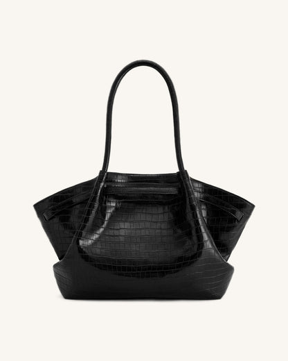 Jw Pei Hana Large Tote Bag Black Croc
