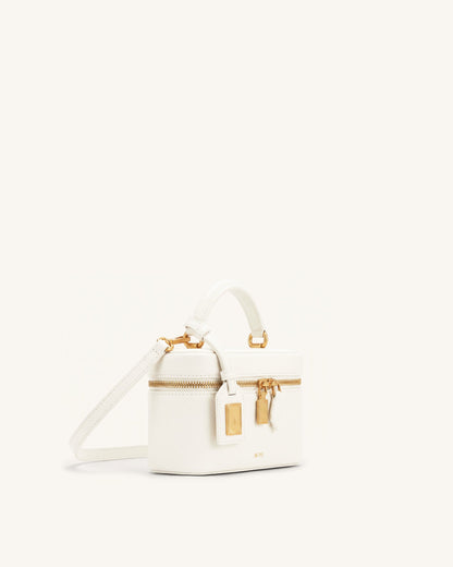 Jw Pei Cleo Box Shape Top Handle Bag Off White