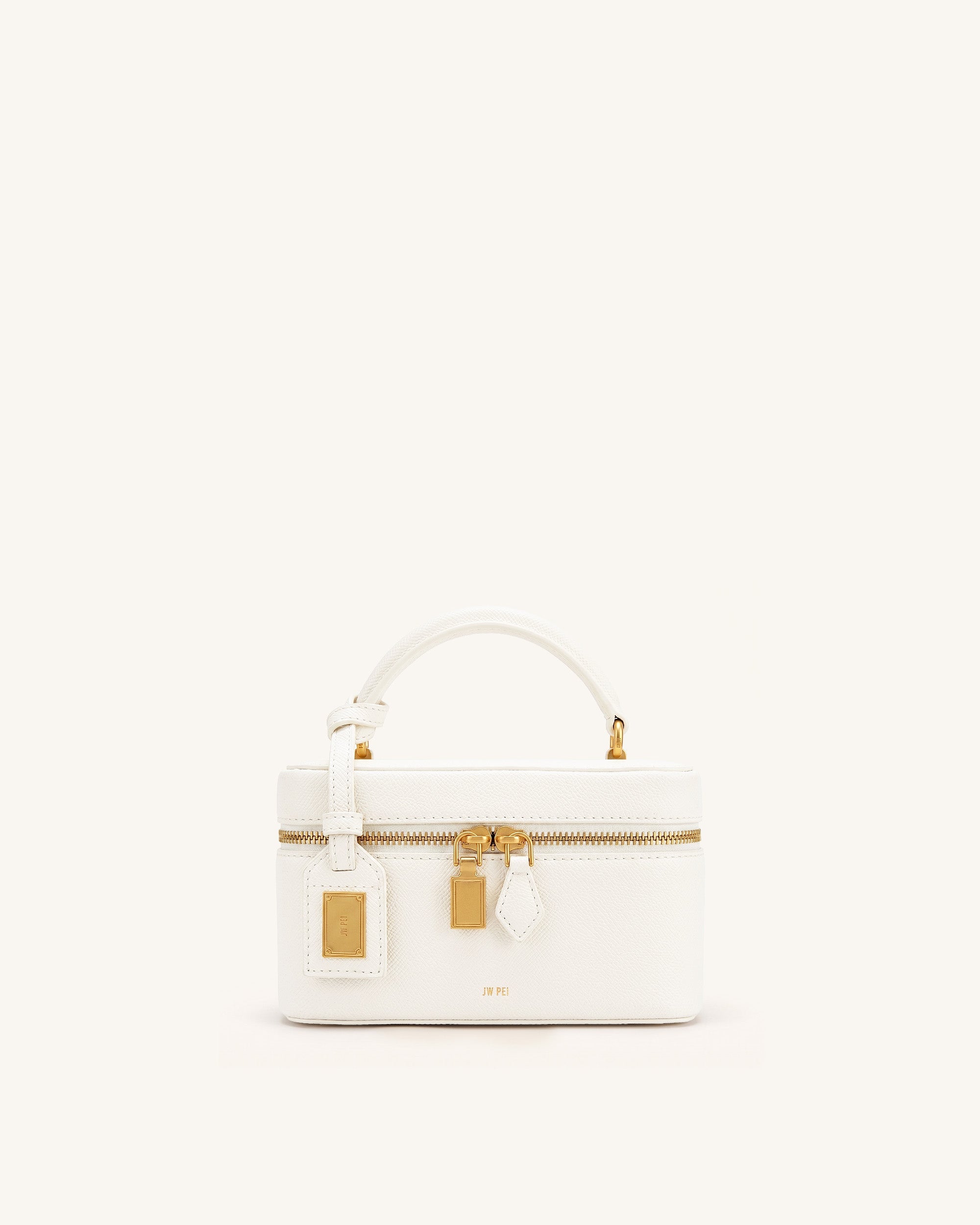 Jw Pei Cleo Box Shape Top Handle Bag Off White