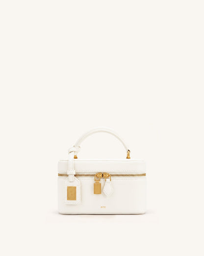 Jw Pei Cleo Box Shape Top Handle Bag Off White