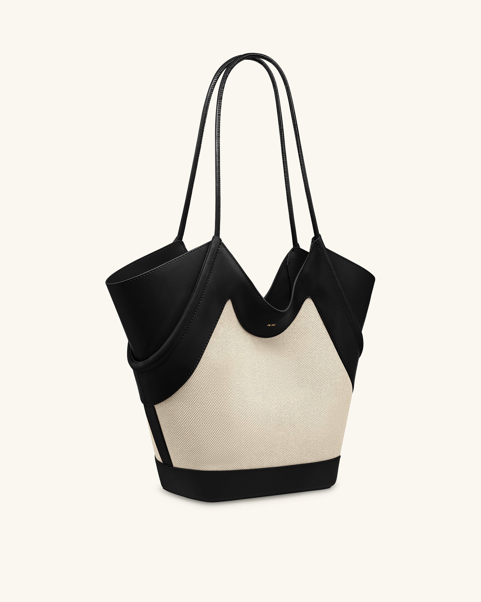 Jw Pei Maribel Panel Tote Bag Black Canvas