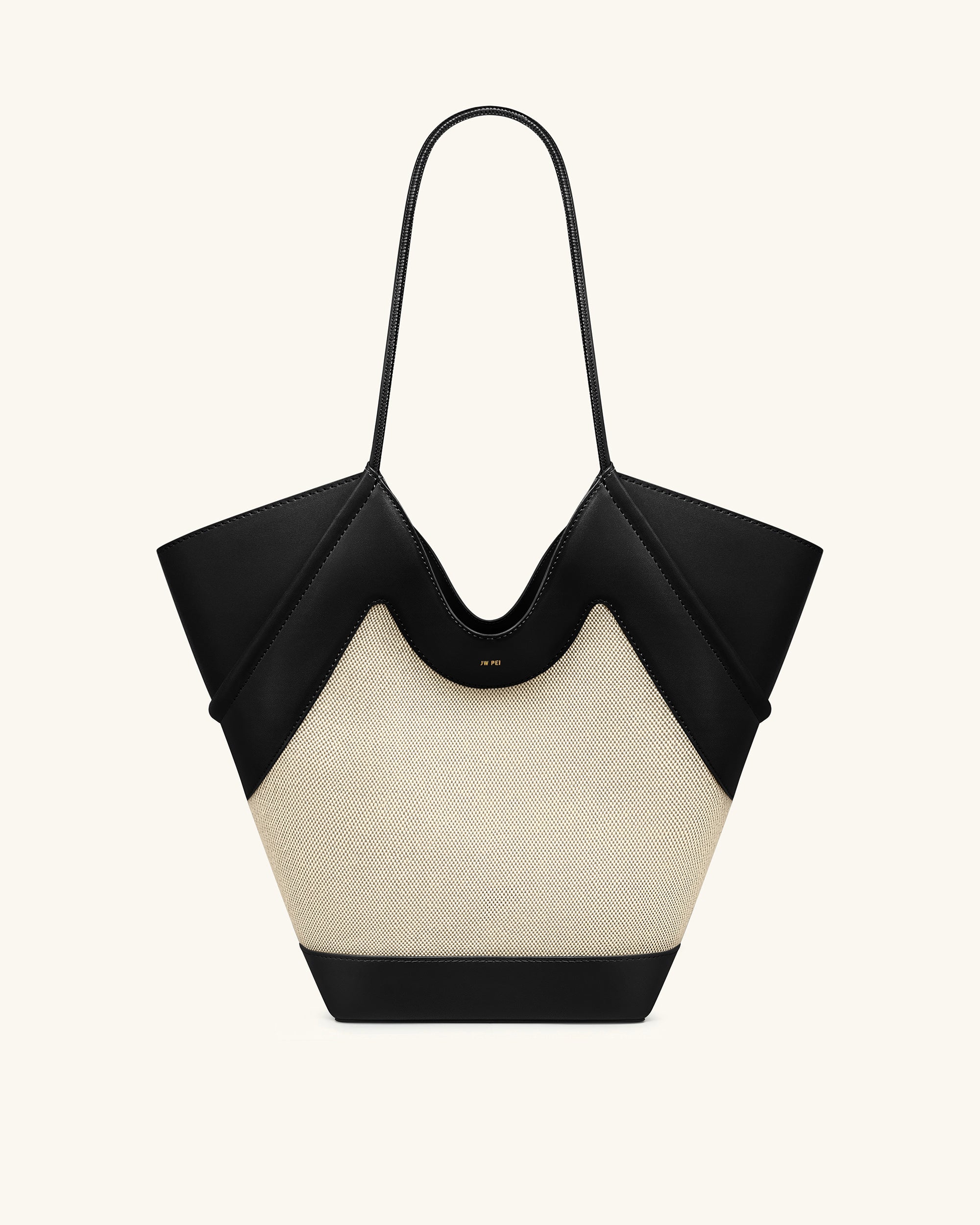 Jw Pei Maribel Panel Tote Bag Black Canvas