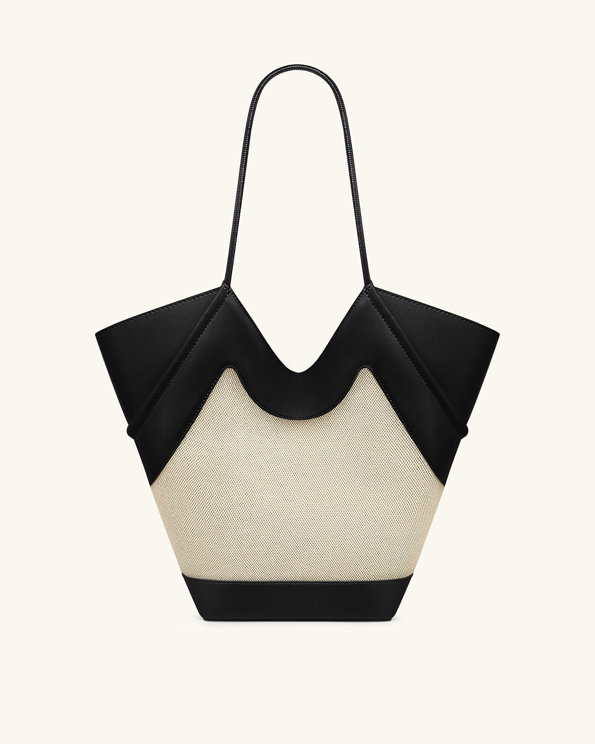 Jw Pei Maribel Panel Tote Bag Black Canvas