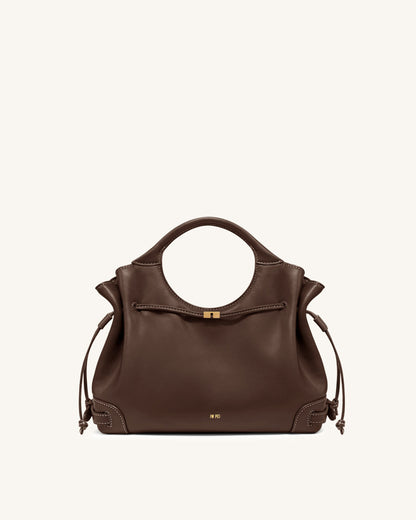 Jw Pei Virelle Drawstring Tote Bag Brown