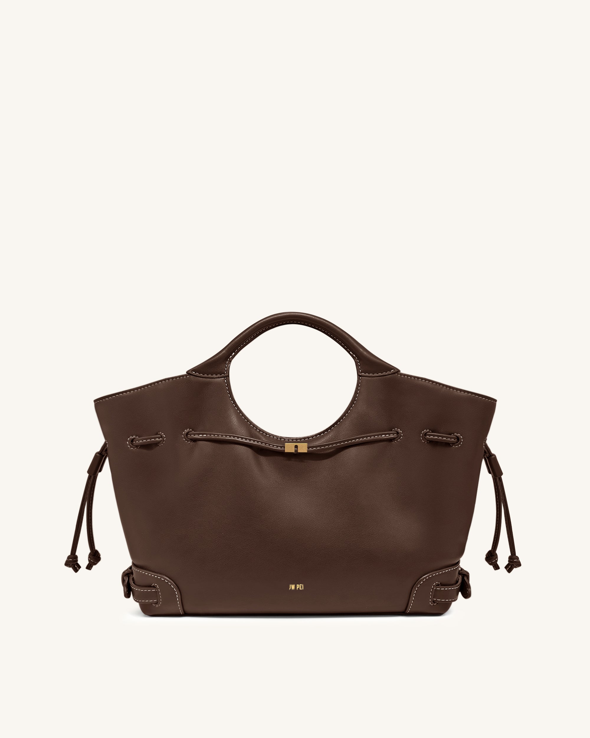 Jw Pei Virelle Drawstring Tote Bag Brown