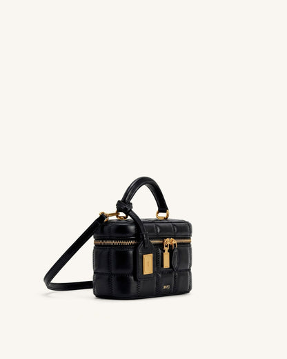 Jw Pei Cleo Box Shape Top Handle Bag Black