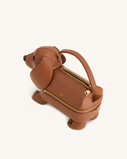Jw Pei Emilia Dog Shaped Bag Brown