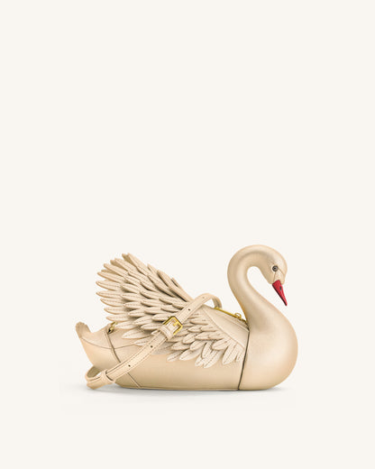 Jw Pei Alani Swan Shaped Crossbody Bag Gold