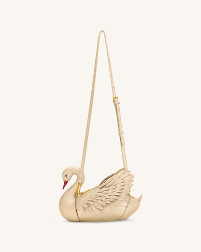 Jw Pei Alani Swan Shaped Crossbody Bag Gold