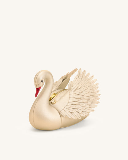 Jw Pei Alani Swan Shaped Crossbody Bag Gold