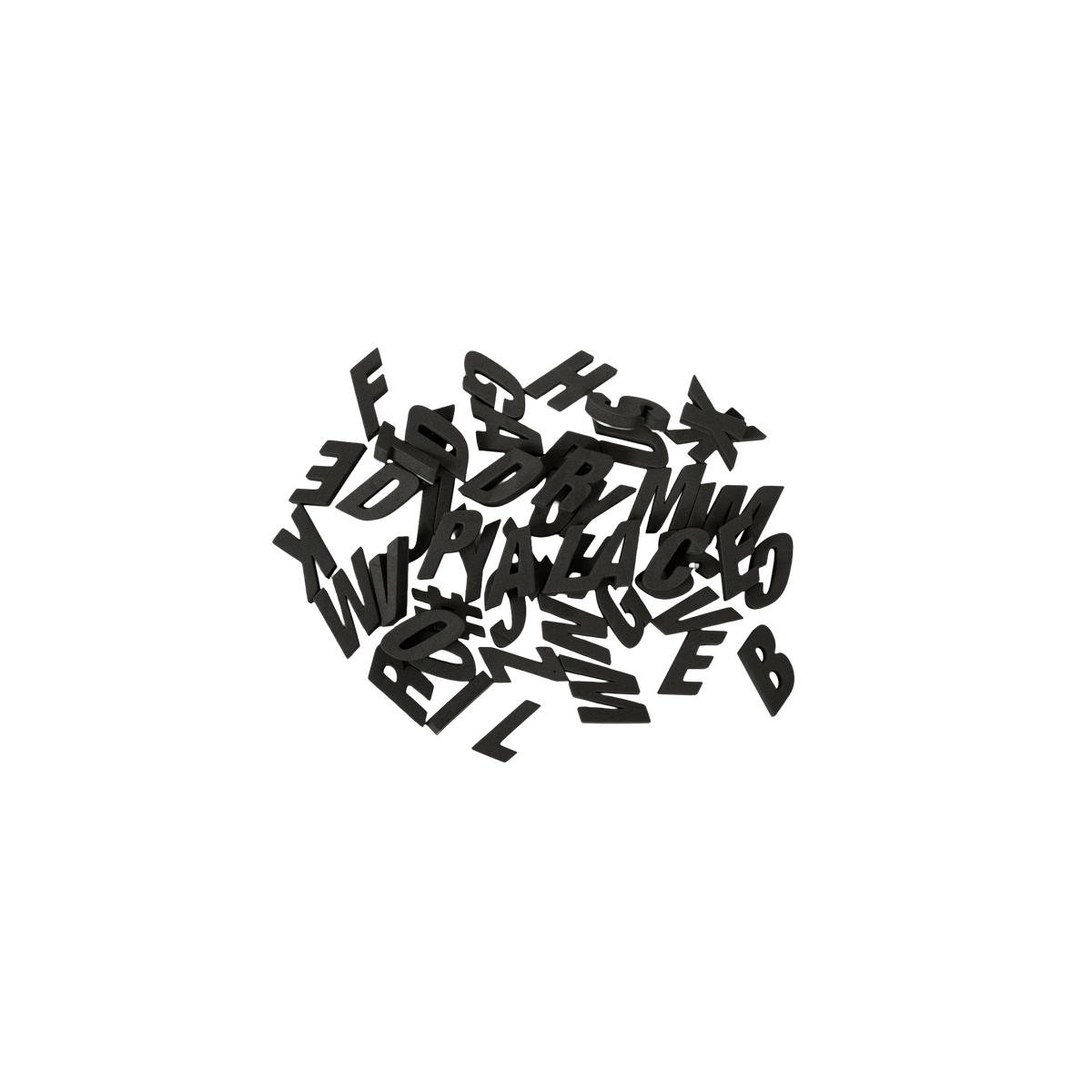 Palace Alphabet Fridge Magnets Black