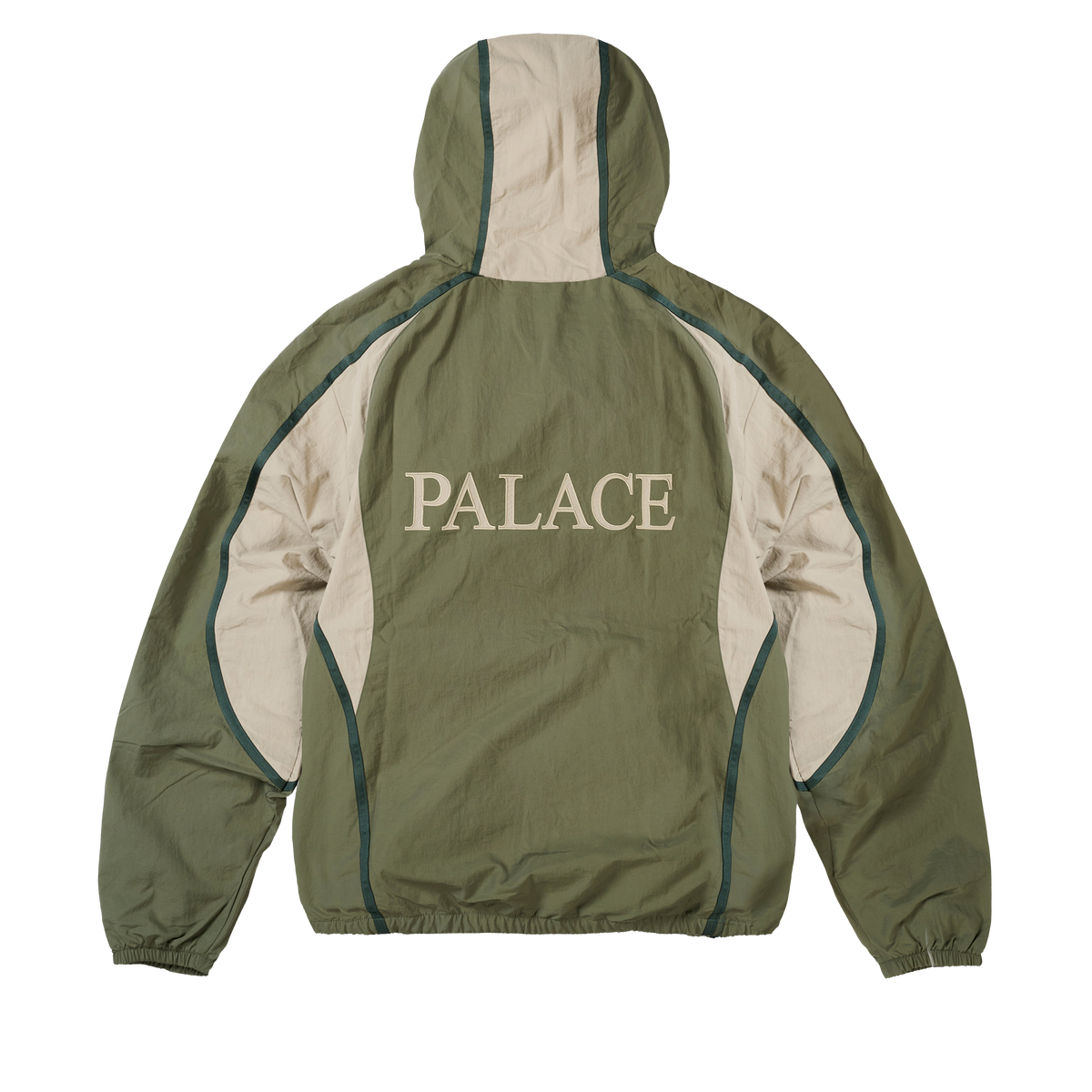 Palace Skateboards Scrum Hooded Shell Jacket Olive