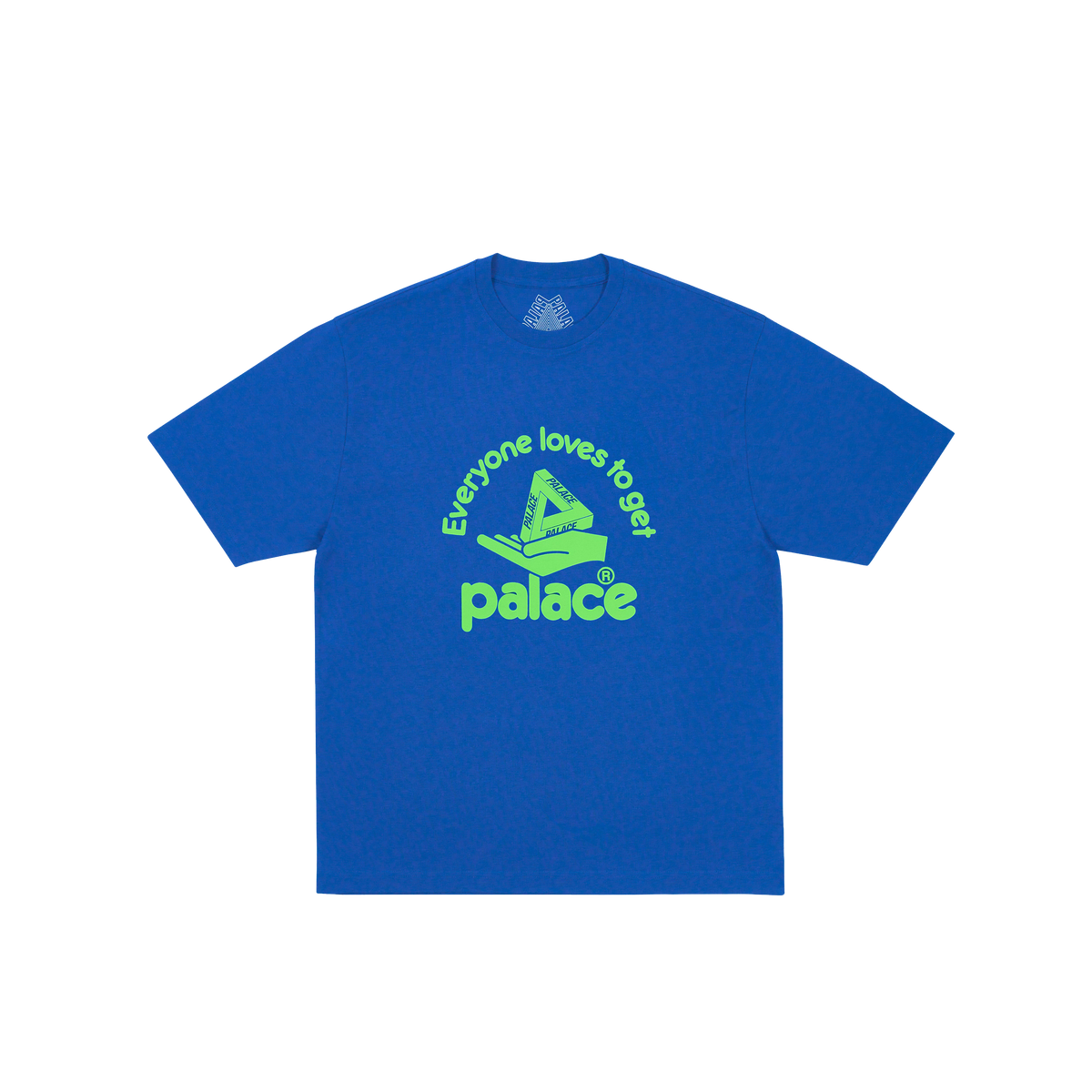 Palace Skateboards HAND OUT T-Shirt BLUE Berry