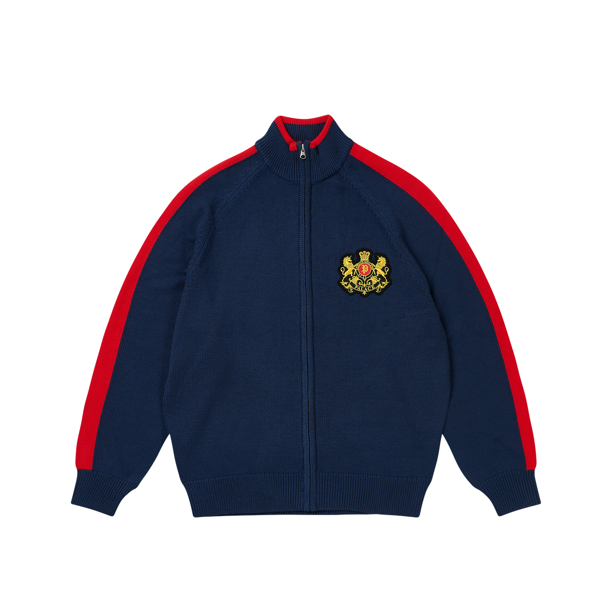 Palace Skateboards Established ZIP Funnel KNIT NAVY