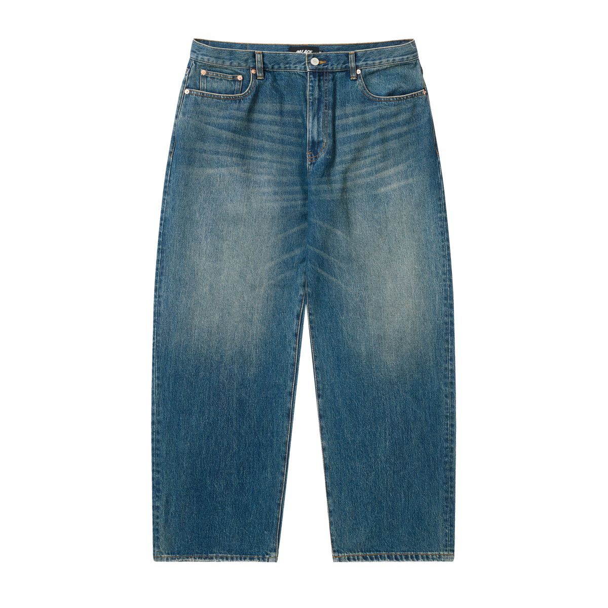Palace Skateboards P90 Baggy JEAN DARK Stone WASH