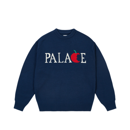 Palace Skateboards BIG Apple KNIT NAVY