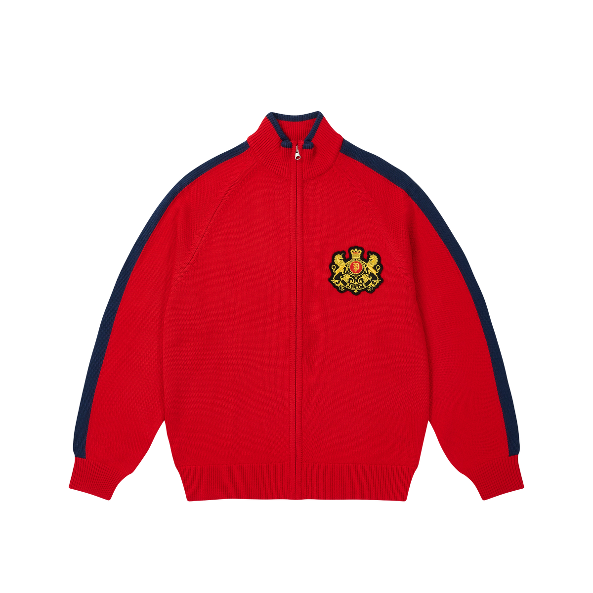 Palace Skateboards Established ZIP Funnel KNIT Black