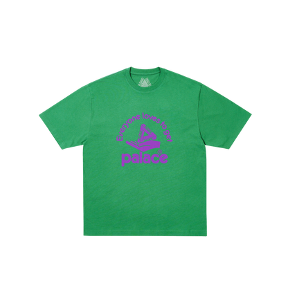 Palace Skateboards HAND OUT T-Shirt Lucky Green