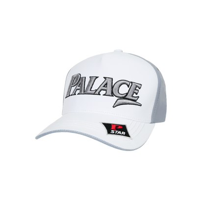 Palace Skateboards GOLF P-Frame 5-Panel Snapback White / GREY