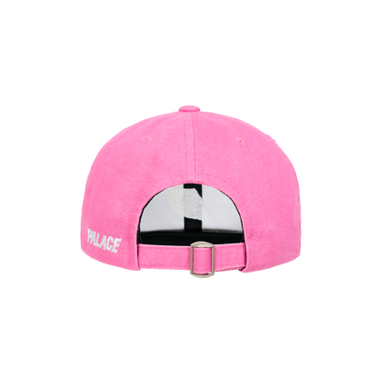 Palace Skateboards Bleached Denim P 6-Panel PINK