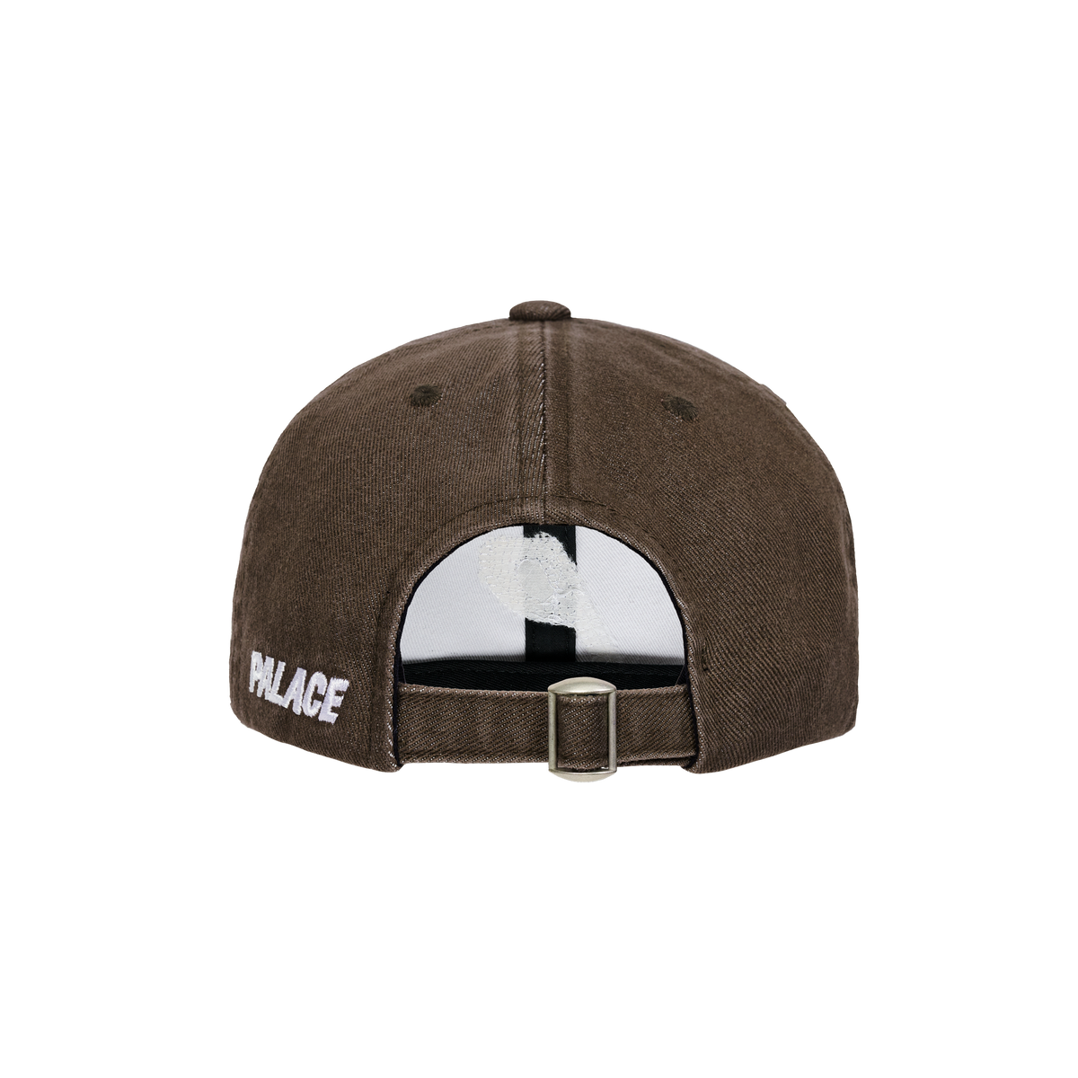 Palace Skateboards Bleached Denim P 6-Panel Brown