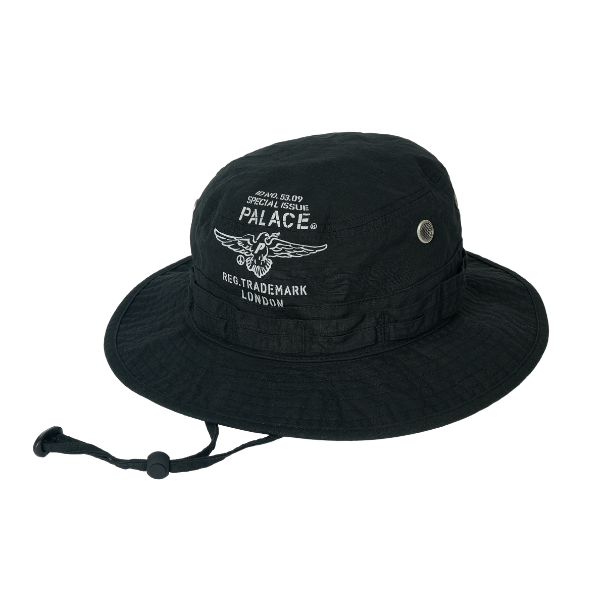 Palace Skateboards DOVE Stamp Boonie Black