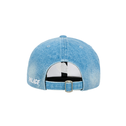 Palace Skateboards Bleached Denim P 6-Panel Stonewash