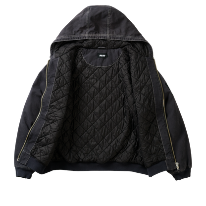 Palace Skateboards 10 OZ Hooded Canvas Jacket Black