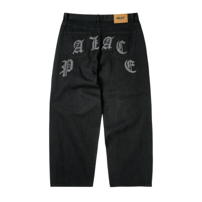 Palace Skateboards Legacy P90 Baggy JEAN Woodland CAMO