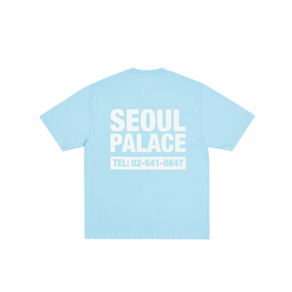 Palace Skateboards SHOP Numbers T-Shirt Perfect BLUE