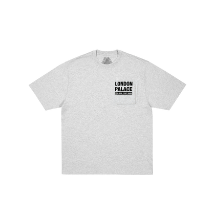 Palace Skateboards SHOP Numbers T-Shirt GREY MARL