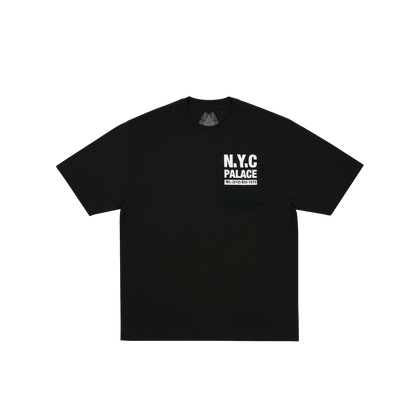 Palace Skateboards SHOP Numbers T-Shirt Black