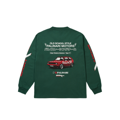 Palace Skateboards Palinari Longsleeve Racey Green