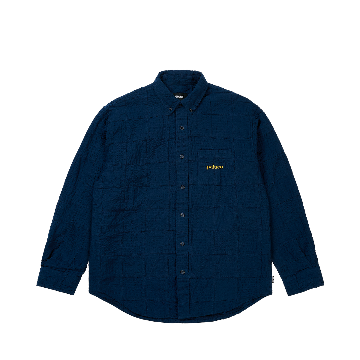 Palace Skateboards SEER Patch Oxford Shirt NAVY