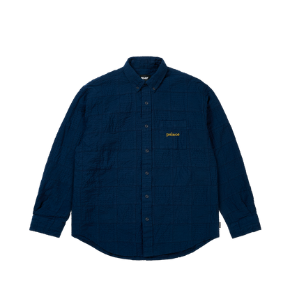 Palace Skateboards SEER Patch Oxford Shirt NAVY
