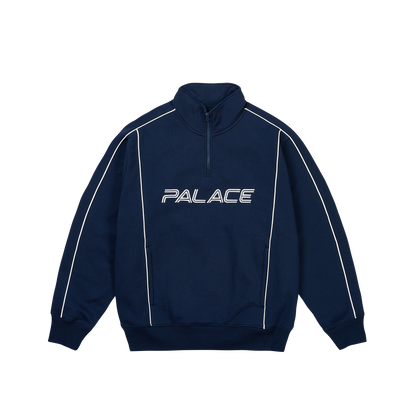 Palace Skateboards Piped 1 / 4 ZIP Black