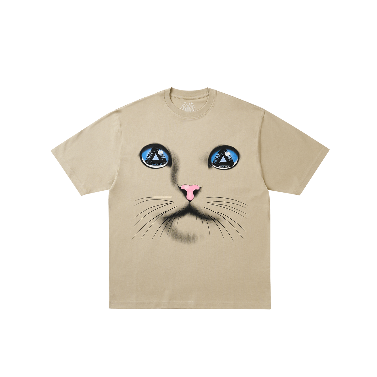 Palace Skateboards CAT FACE T-Shirt White