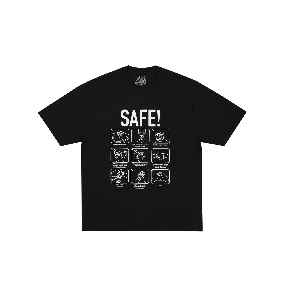 Palace Skateboards SAFE T-Shirt GREY MARL