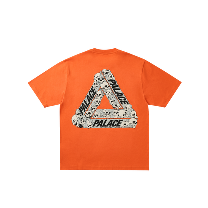 Palace Skateboards Skull TRI T-Shirt Chocco Brown