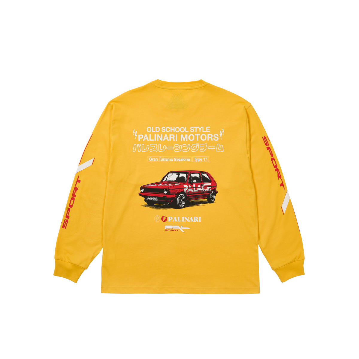 Palace Skateboards Palinari Longsleeve Bullion Yellow
