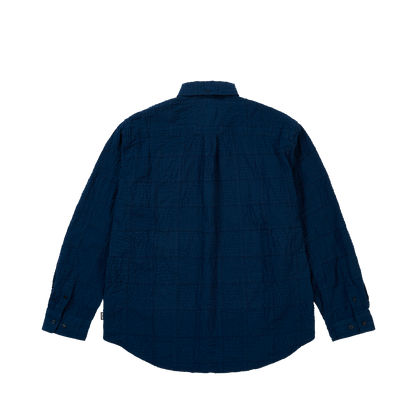 Palace Skateboards SEER Patch Oxford Shirt NAVY