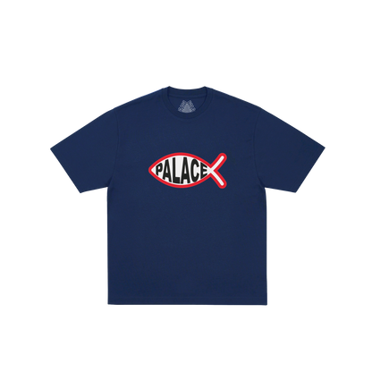Palace Skateboards Plaice T-Shirt GREY MARL