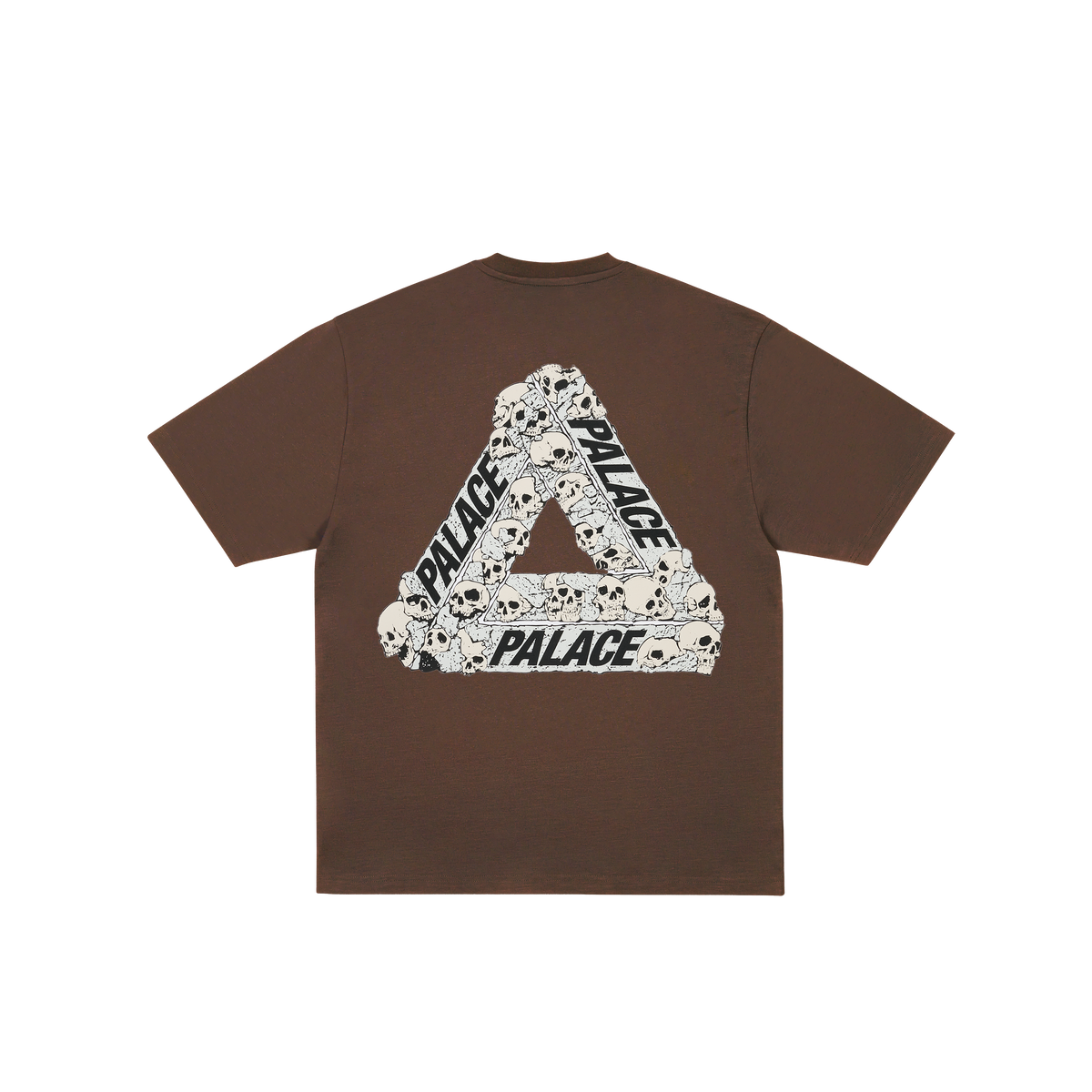 Palace Skateboards Skull TRI T-Shirt Chocco Brown