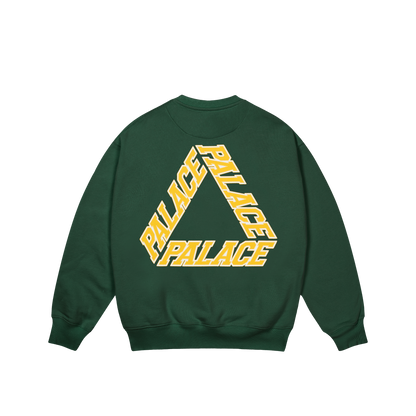 Palace Skateboards P3 Stitch CREW Maroonish