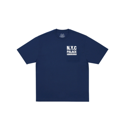 Palace Skateboards SHOP Numbers T-Shirt NAVY